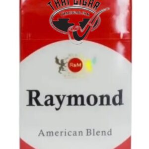 Raymond Amerian Blead บุหรี่ร้อน ไม่มีเม็ดบีบ สูบนุ่มๆเข้มๆหนักๆ ใบยาแน่นๆเกรดพรีเมี่ยม มวนปกติ นำเข้าจาก 🇬🇧London